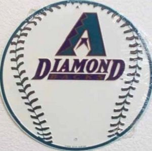 ARIZONA DIAMONDBACKS Dbacks Fan wall sign